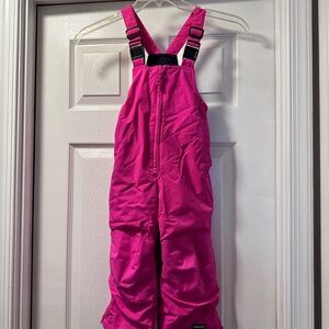 Lands' End Bright Pink Kids Overalls